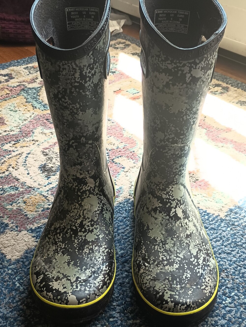 Kids' Bogs Camo Rain Boots - Picture 4 of 5
